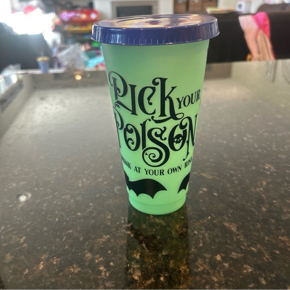 Color Changing Pick Your Poison Halloween Party Cup